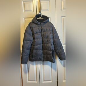 Spyder Men's  Size XL Grey Puffer Jacket Like New Condition